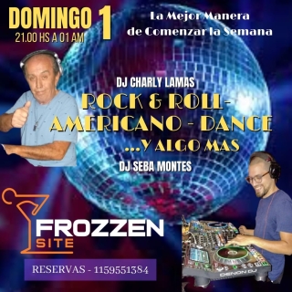 CONENZA LA SEMANA COMO MAS TE GUSTA...
Domingo de 21 a 01 am
Dj Seba Montes y Charly Lamas juntos a puro Americano- Dance-Rock & Roll y algo mas...
-Gastronomia
-Cocteleria
Hace tus reservas y no esperes al final.
1159551384
Te lo vas a perder?...